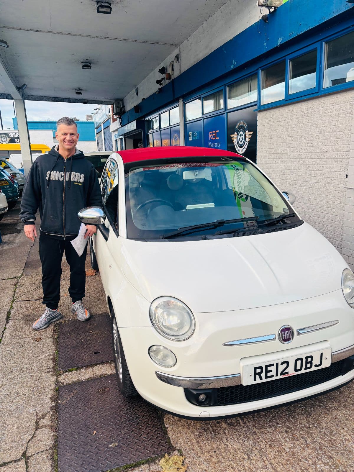 Another happy Fiat 500 Frenzy customer