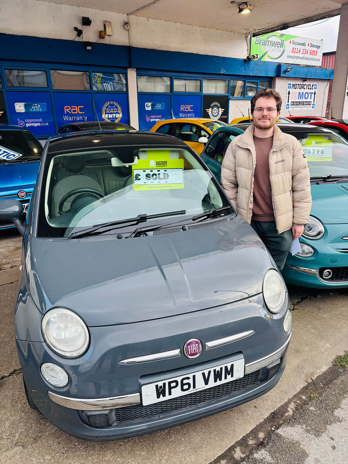 Another happy Fiat 500 Frenzy customer